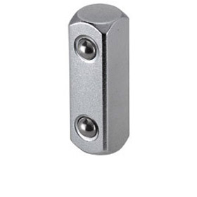 Acoplador para cuadradillo, conector cuadrado para carraca acoplable